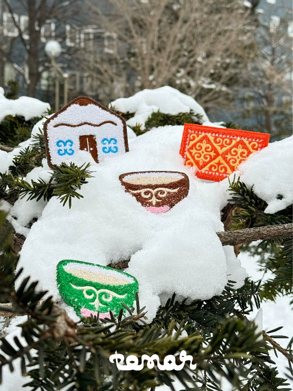 Yurt Fridge Magnet