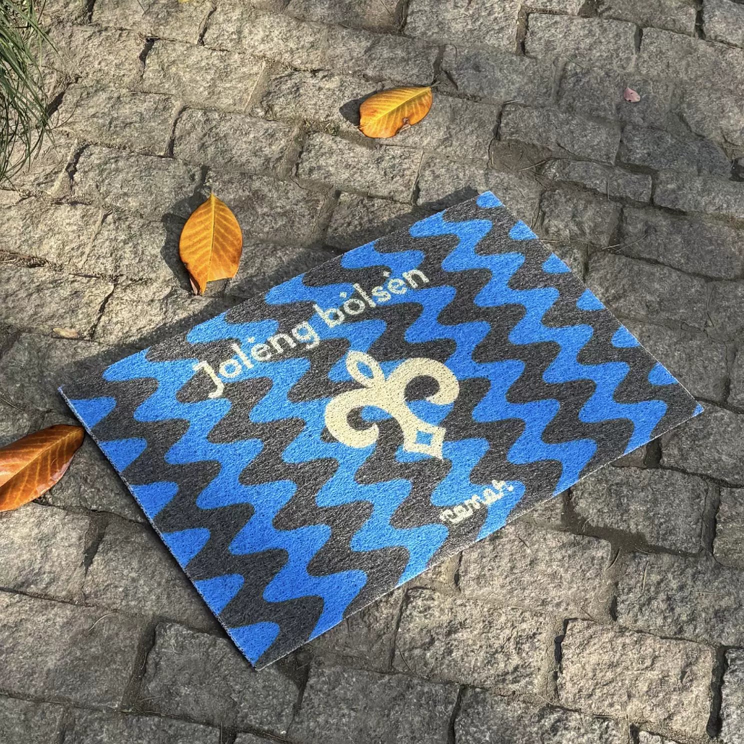 Kazakh Totem Round Entry Mat