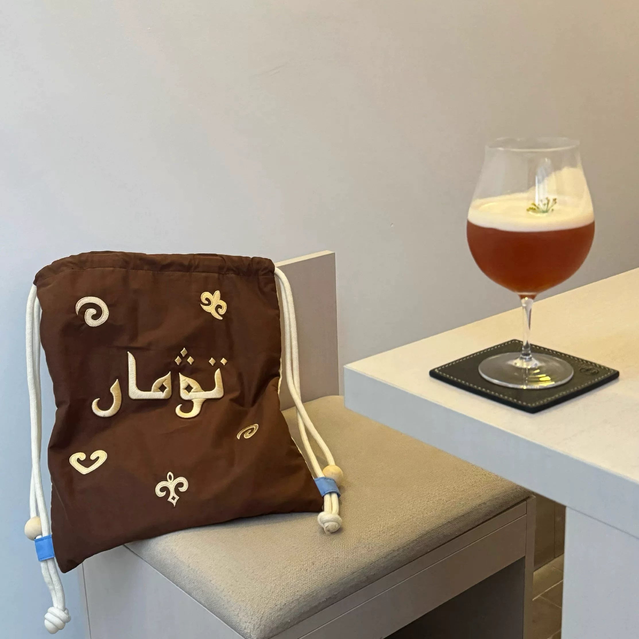 Totem Drawstring Tote